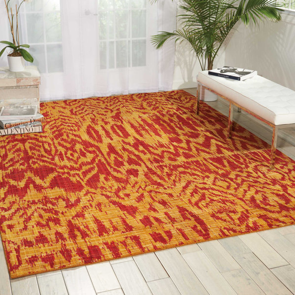 Barclay Butera Moroccan Power Loom Red/Orange Rug Wayfair